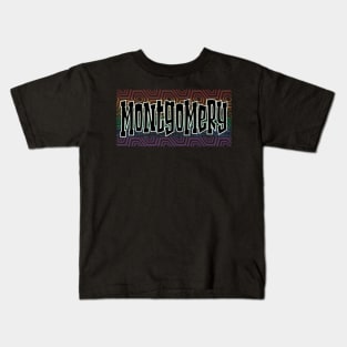 LGBTQ PATTERN USA MONTGOMERY Kids T-Shirt